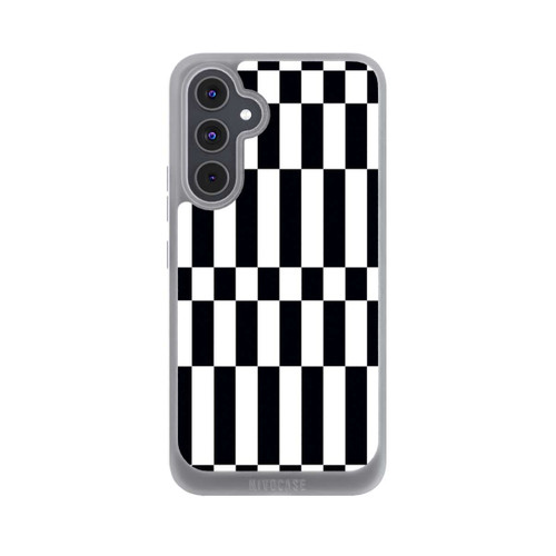 Samsung Galaxy A54 5G NIVOpure Checked Abstract Bold Black and White Color Block