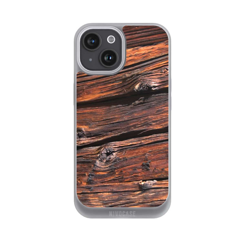iPhone 15 NIVOpure Verwitterte Holzplanken
