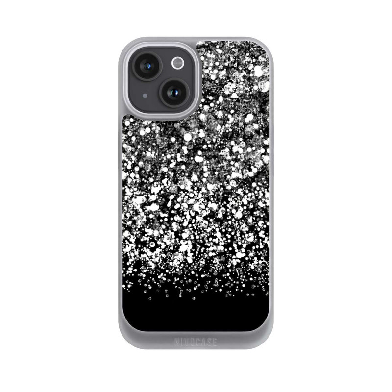 iPhone 15 NIVOpure Schneefall Glitzerlook