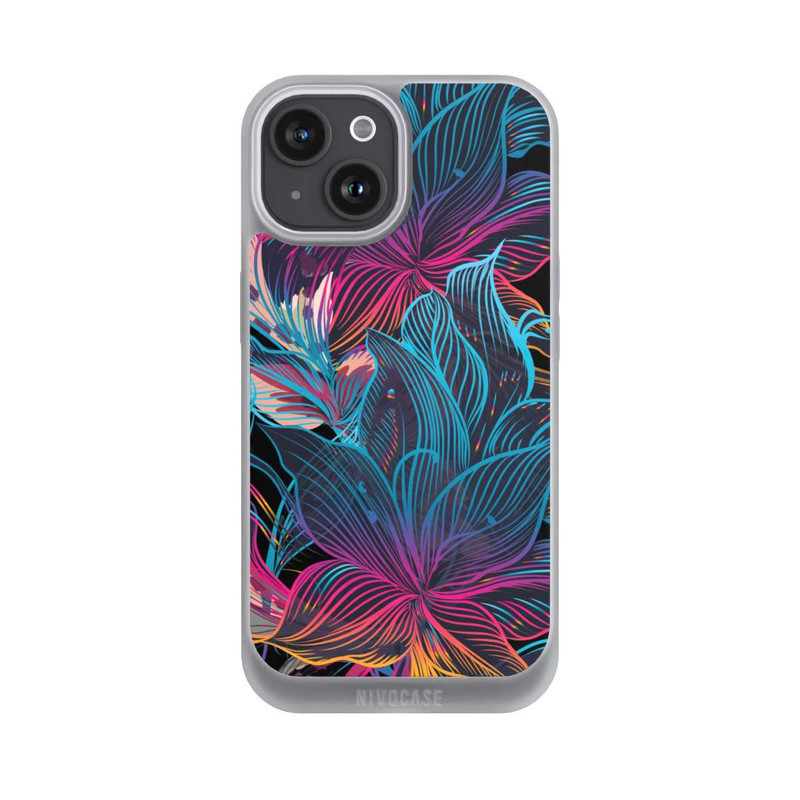 iPhone 15 NIVOpure Neon Flower Power