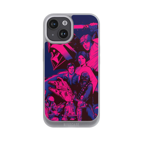 Apple iPhone 15 NIVOpure StarWars Charaktere - Ultraviolet