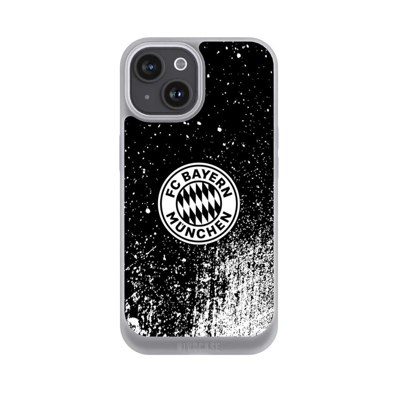 iPhone 15 NIVOpure Splatter Schwarz - FCB