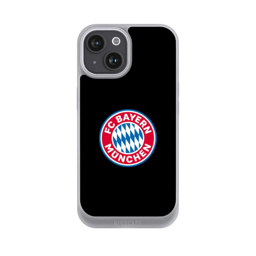 Apple iPhone 15 NIVOpure FCB Logo auf Schwarz