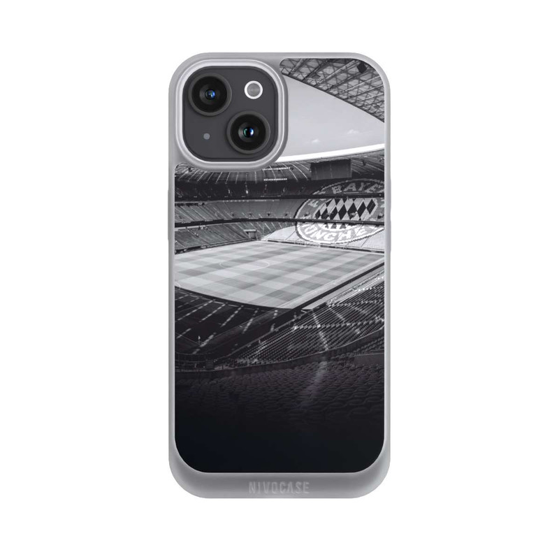 iPhone 15 NIVOpure Stadion FC Bayern - Black White