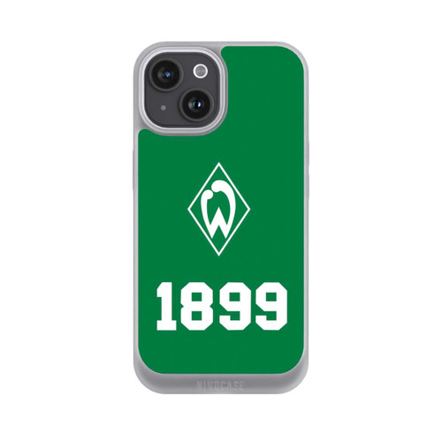 Apple iPhone 15 NIVOpure 1899 Grün-Weiß Lebenslang Grün - Werder Bremen