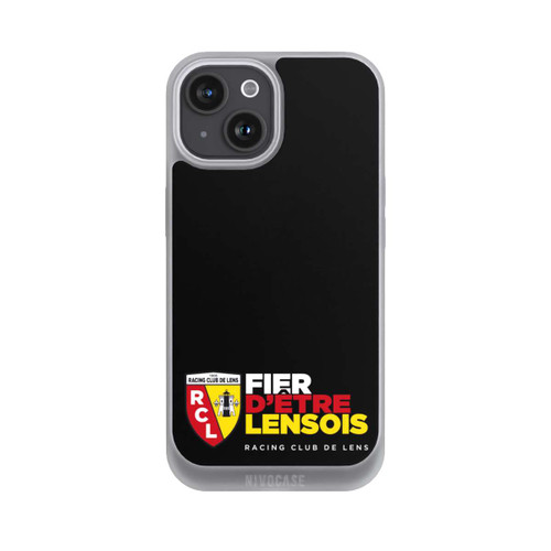 Apple iPhone 15 NIVOpure RC Lens Logo en bas Noir