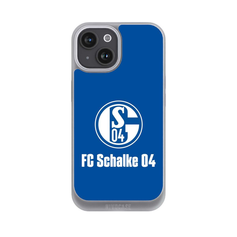 iPhone 15 NIVOpure FC Schalke 04 Blau