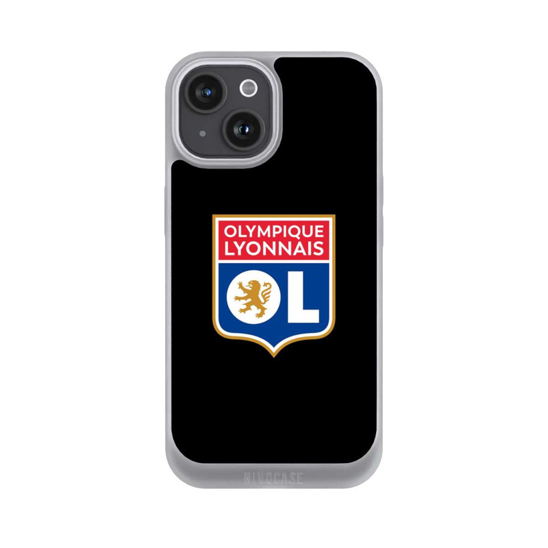 iPhone 15 NIVOpure Olympique Lyonnais Schwarz