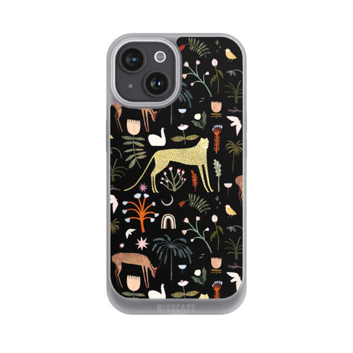 Apple iPhone 15 NIVOpure Wilde Gartenbuchstaben von Léa Le Pivert