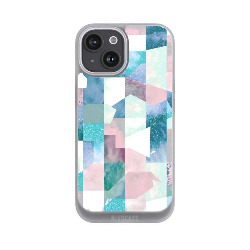 iPhone 15 NIVOpure Collage Texture PasteL