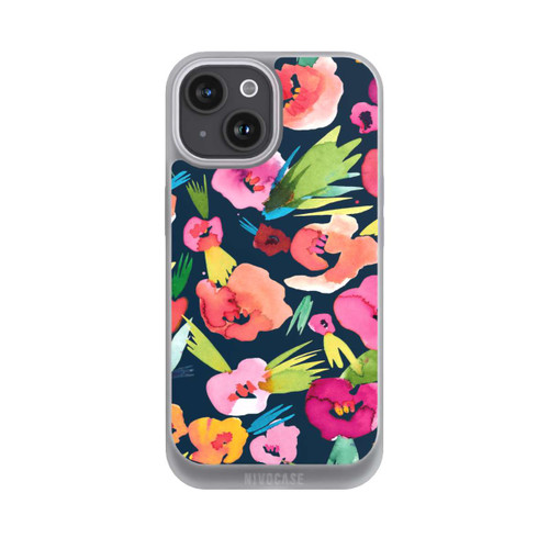 Apple iPhone 15 NIVOpure tropische Blumen aquarell