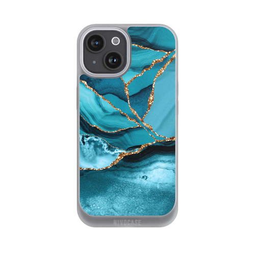 Apple iPhone 15 NIVOpure Marbre Bleu Glacier