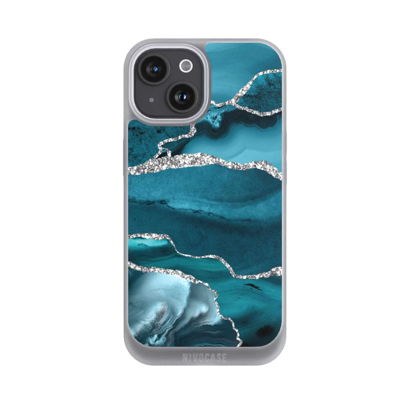 iPhone 15 NIVOpure Gletscher Eis Marmor