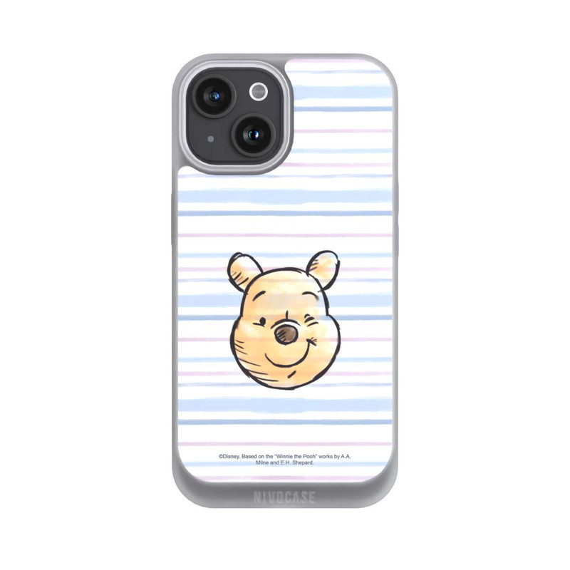 iPhone 15 NIVOpure Winnie the Pooh on Stripes 