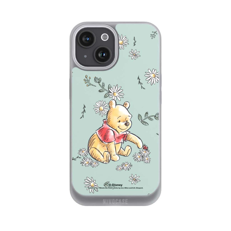 iPhone 15 NIVOpure Winnie Puuh Gänseblümchen und Käfer Liebe