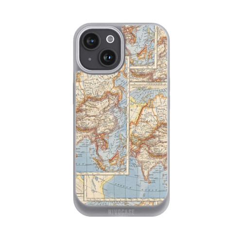 Apple iPhone 15 NIVOpure World Map Vintage