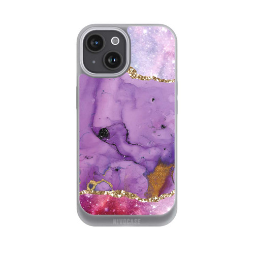 Apple iPhone 15 NIVOpure Purple Galaxy Glamour Marble