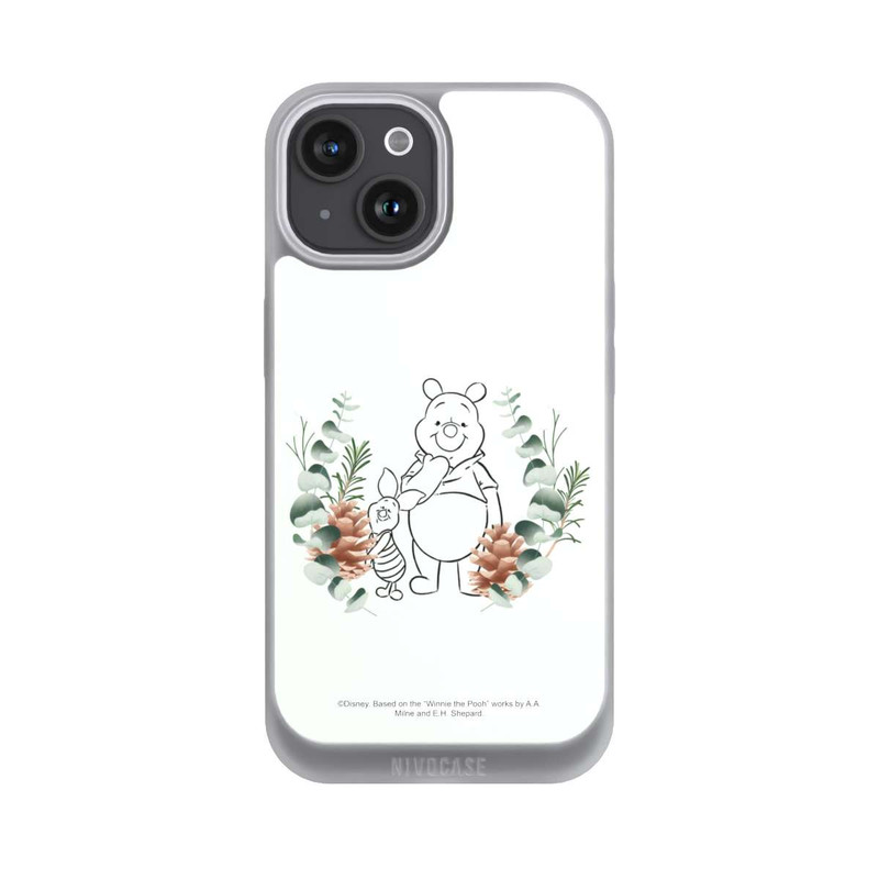 iPhone 15 NIVOpure Grüne Liebe Puuh und Ferkel
