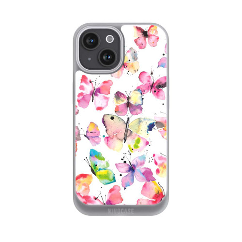 Apple iPhone 15 NIVOpure Aquarell Frühlingsschmetterlinge