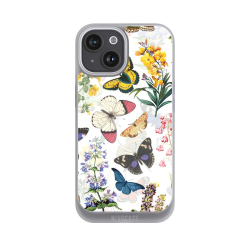 Apple iPhone 15 NIVOpure Field Flowers and Butterflies