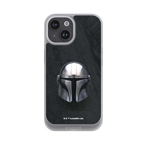 Apple iPhone 15 NIVOpure Schwarzer Mandalorianer Helm