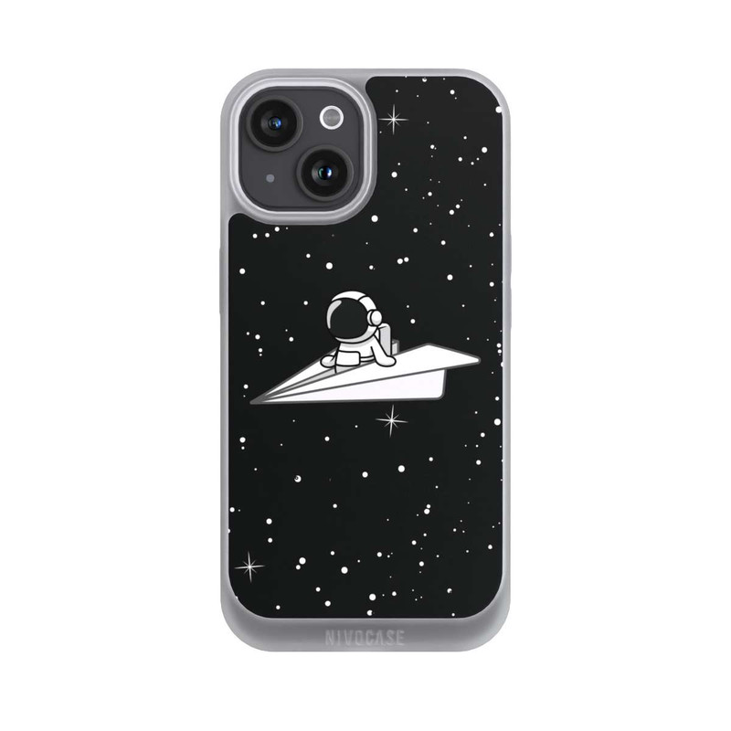 iPhone 15 NIVOpure Astronaut Paper Plane Comic