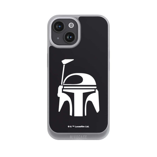 Apple iPhone 15 NIVOpure Boba Fett Helm Schwarz