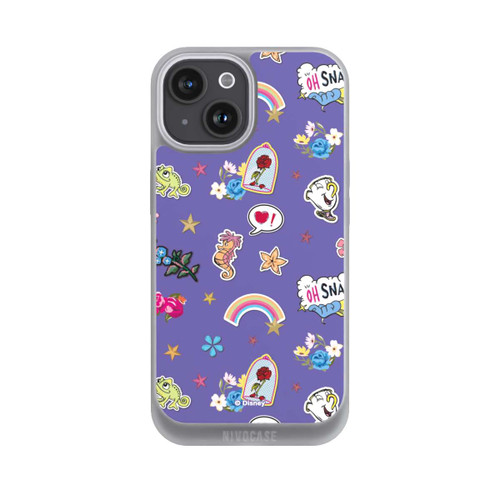 Apple iPhone 15 NIVOpure Princess Pattern Purple Disney Princess