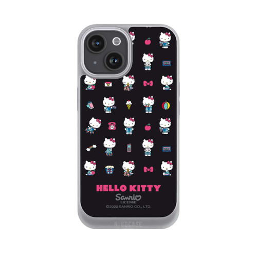 Apple iPhone 15 NIVOpure Hello Kitty 90s Schwarz