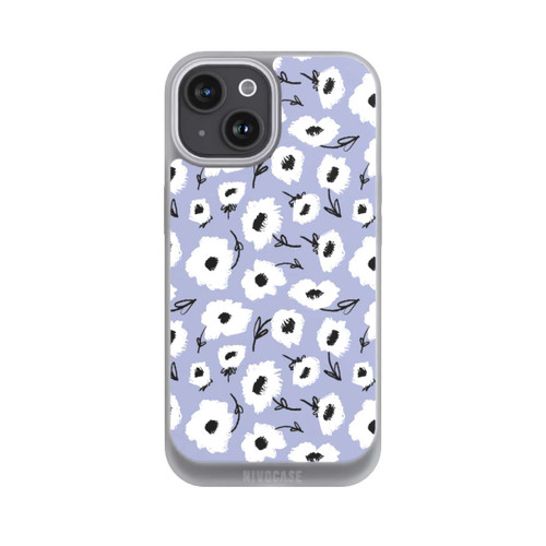 Apple iPhone 15 NIVOpure Flower Pattern Lila