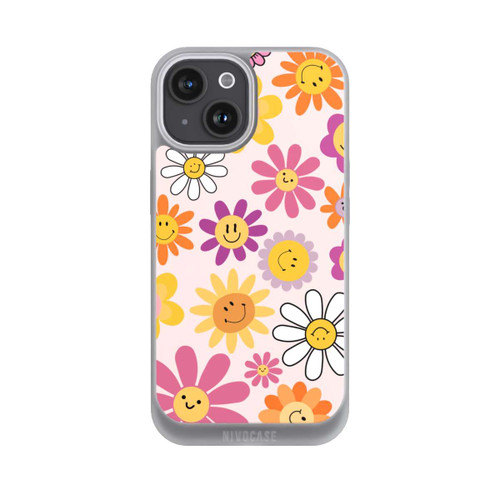 Apple iPhone 15 NIVOpure Smiles Pink Flowers