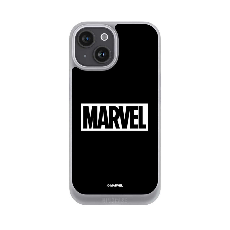iPhone 15 NIVOpure Marvel Logo Black