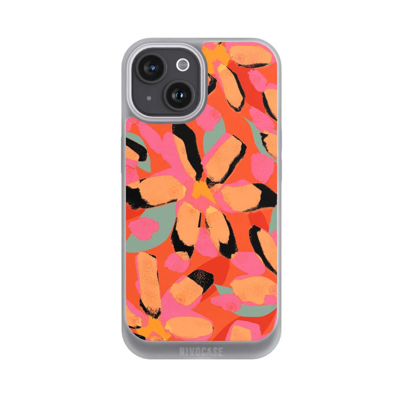 iPhone 15 NIVOpure Orange Blossoms Pattern