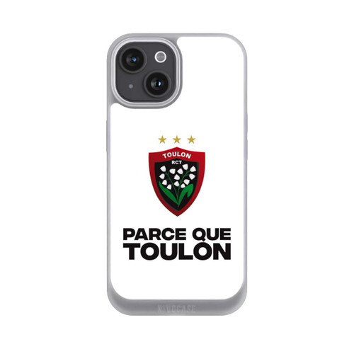 Apple iPhone 15 NIVOpure RC Toulonnais Blanc