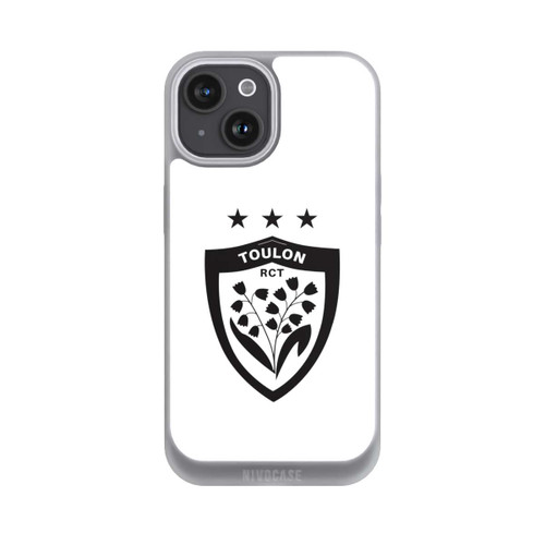 Apple iPhone 15 NIVOpure RCT Blanc &amp; Noir