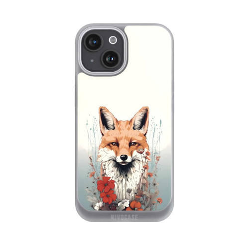 Apple iPhone 15 NIVOpure  Fox with Flowers