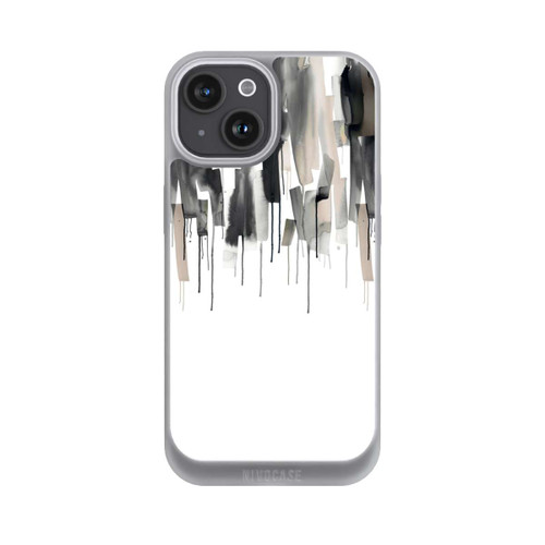 Apple iPhone 15 NIVOpure Watery Stripes Japandi Black