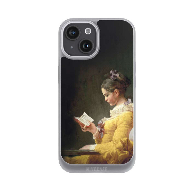 iPhone 15 NIVOpure Lesendes Mädchen von Jean-Honore Fragonard