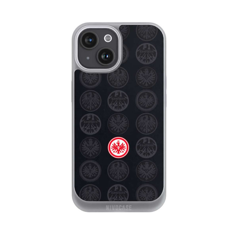 iPhone 15 NIVOpure Eintracht Frankfurt Logo Pattern