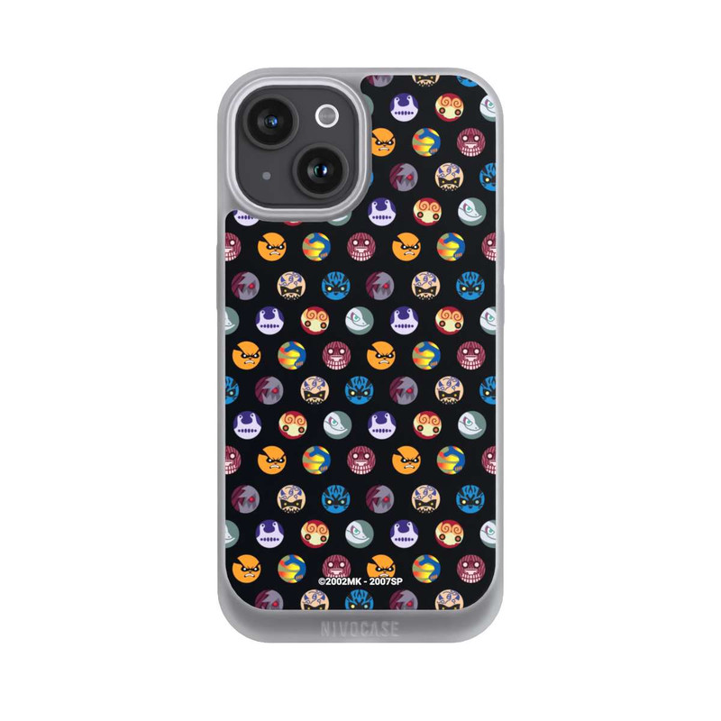 iPhone 15 NIVOpure Bijuu Muster Schwarz