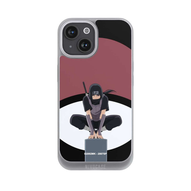 iPhone 15 NIVOpure Itachi Uchiha Symbol schwarz