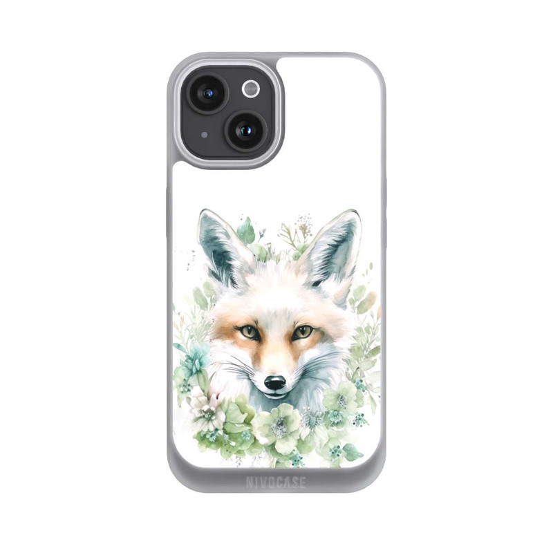 iPhone 15 NIVOpure Fuchs blumig