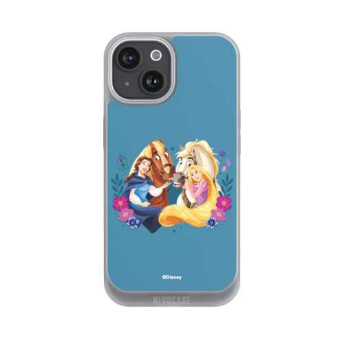 Apple iPhone 15 NIVOpure Disney Princess Belle and Rapunzel with Horses