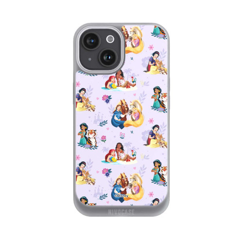 Apple iPhone 15 NIVOpure Princess Floral Pattern Purple