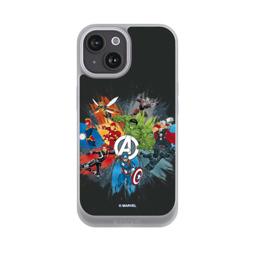 Apple iPhone 15 NIVOpure Marvel's Avengers Black