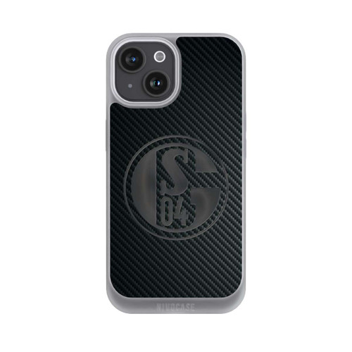 Apple iPhone 15 NIVOpure Schalke 04 Carbon Look