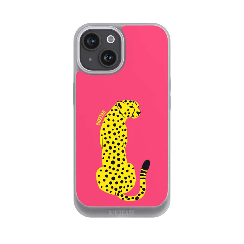 iPhone 15 NIVOpure Colourful Yellow Cat