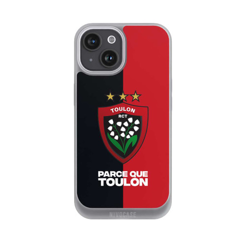 Apple iPhone 15 NIVOpure RCT Logo Rouge Noir