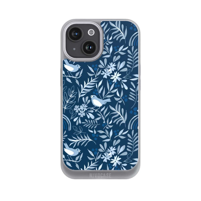 iPhone 15 NIVOpure Classic Blue Pattern