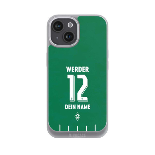 Apple iPhone 15 NIVOpure Werder Bremen Trikot Personalisierbar 25-26